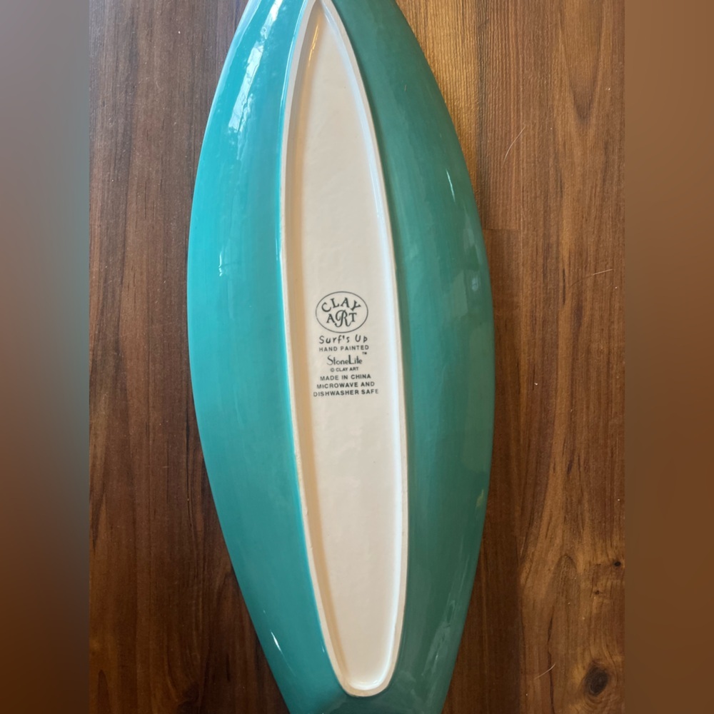 Clay Art “Surfs Up” Serving Tray - Picture 4 of 4